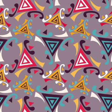 parlak grafiti geometrik seamless modeli grunge etkisi