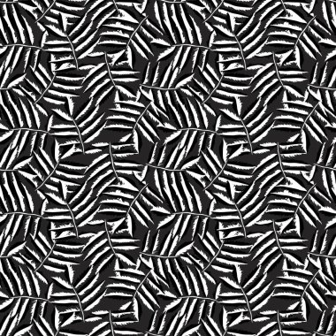 tek renkli ağaç güzel Dikişsiz desen yaprak