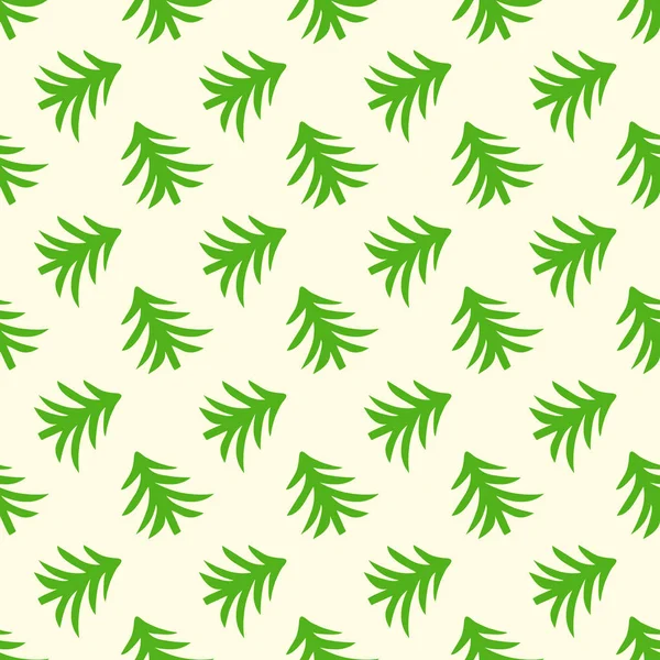 Green Christmas Tree Light Background Seamless Pattern Illustration Your Design — Stock Photo, Image