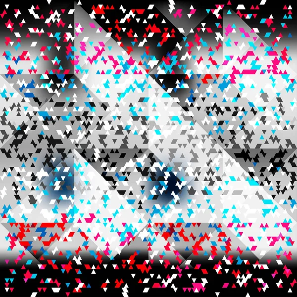 Небольшие Цветные Многоугольники Красивом Фоне Бесшовный Узор — стоковое фото
