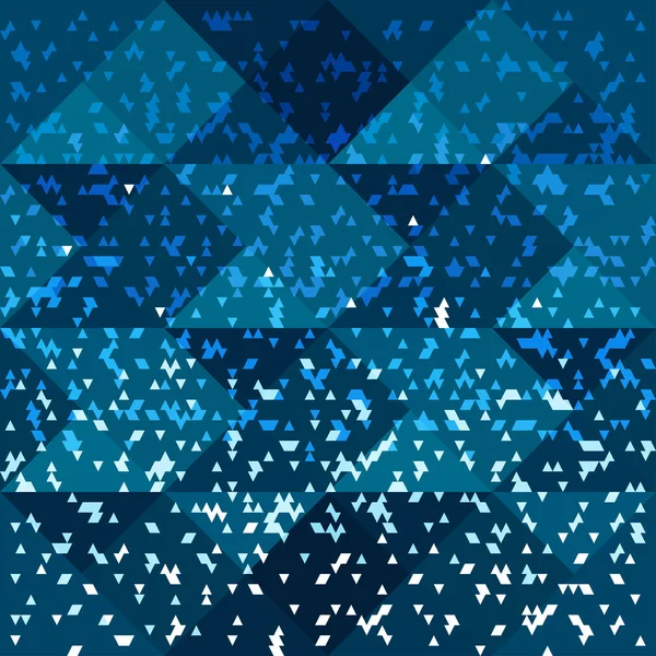 Небольшие Многоугольники Голубом Фоне Бесшовный Рисунок — стоковое фото