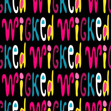 Graffiti tarzında İngilizce kelimelerin seamless modeli. Kalite illüstrasyon tasarımınız için