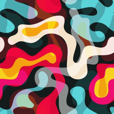 parlak grafiti geometrik seamless modeli grunge etkisi