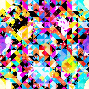 grafiti tarzı renkli soyut seamless modeli. Kalite illüstrasyon tasarımınız için