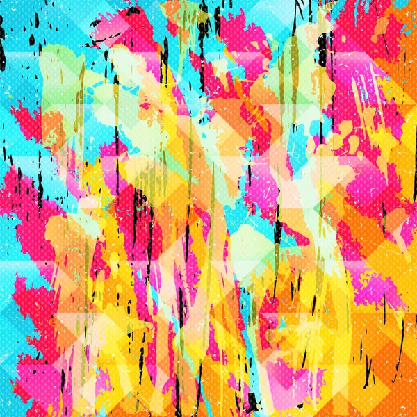 落書きの美しい色の抽象的なパターン図 — ストック写真