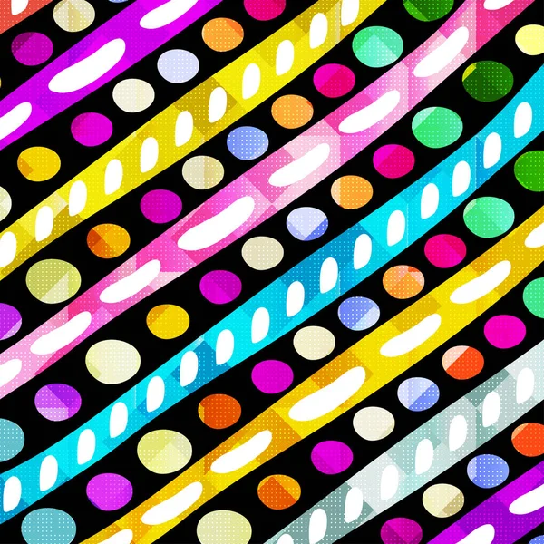 Círculos Colores Líneas Fondo Geométrico — Foto de Stock