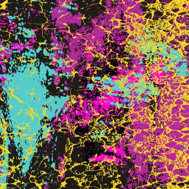 siyah arka plan doku üzerinde renkli grafiti lekeleri