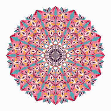 Mandala. Vintage öğeleri şekil