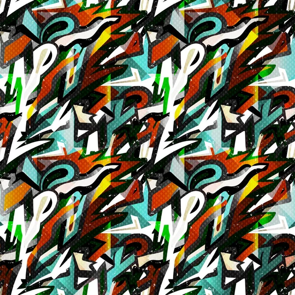 Colored Graffiti Seamless Texture — Stock Photo, Image