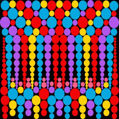 geometrik desen renkli kesintisiz arka plan deseni