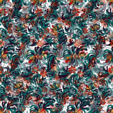 çiçek yaprakları arka plan duvar kağıdı illüstrasyon renk