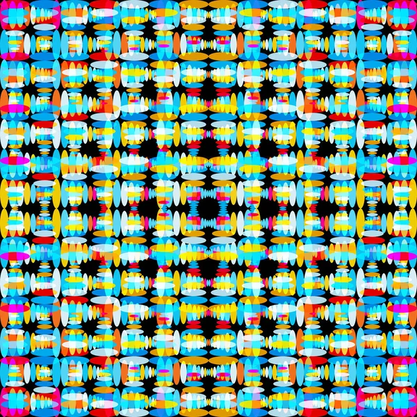 明るい抽象的な幾何学的パターンの図 — ストック写真