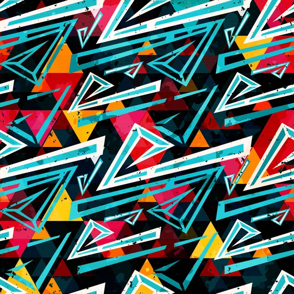 Helle abstrakte geometrische farbige nahtlose Hintergrund — Stockfoto