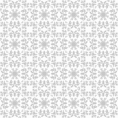 Beyaz bir arka planda kesintisiz gri soyut nesneleri illüstrasyon model