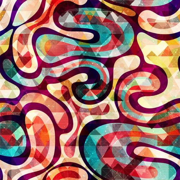 Patrón de color abstracto sin costuras en estilo graffiti. Ilustración de calidad para su diseño —  Fotos de Stock
