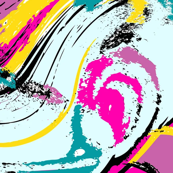 Beautiful color abstract pattern illustration of graffiti — Stock Photo, Image
