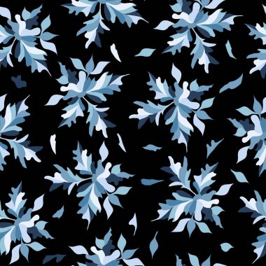 çiçekler soyut Dikişsiz desen tasarım