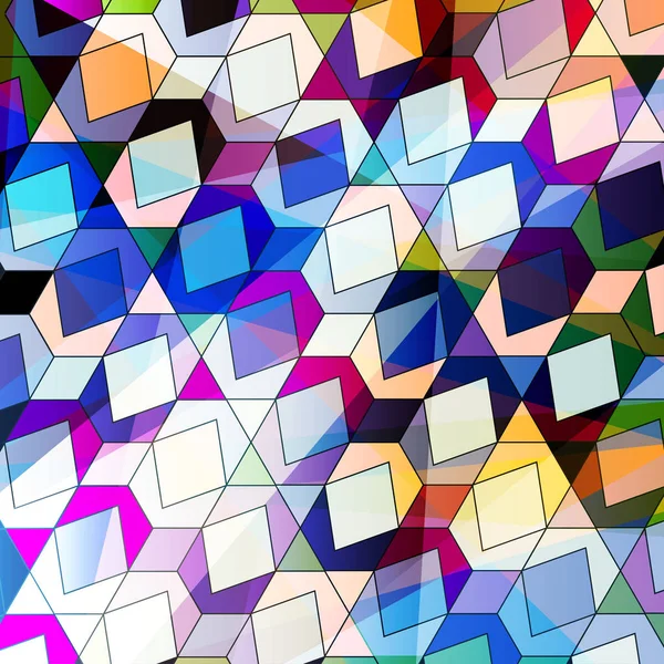colored stars and triangles geometric background for your design