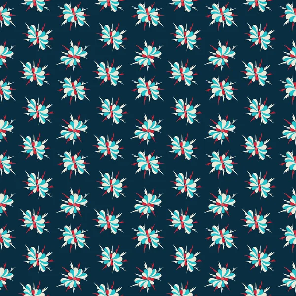 çiçekler soyut Dikişsiz desen tasarım