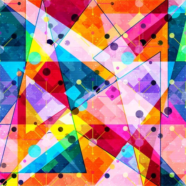 Geometrická abstraktní barevný vzor v graffiti stylu. Kvalitní ilustrace pro návrh — Stock fotografie