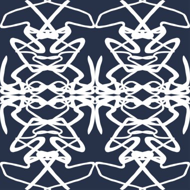 tek renkli vintage seamless modeli siyah bir zemin üzerine