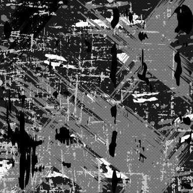 Bir siyah arka plan illüstrasyon grafiti