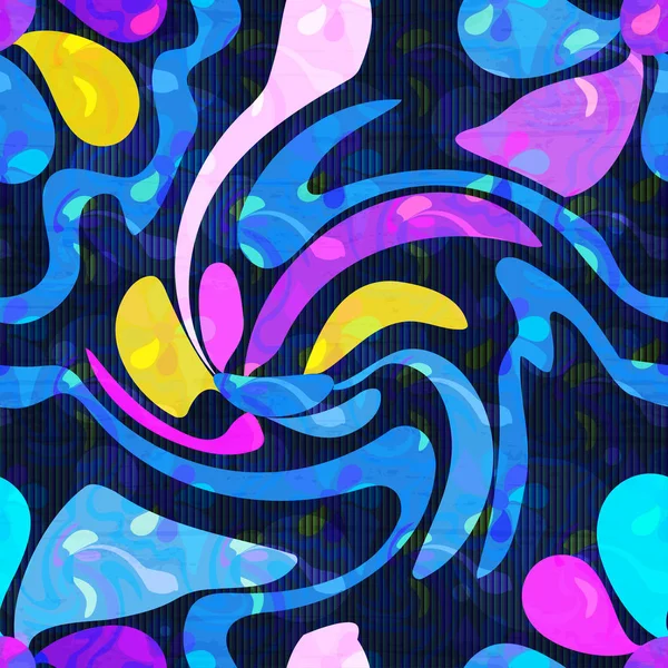 grunge colored graffiti seamless pattern illustration