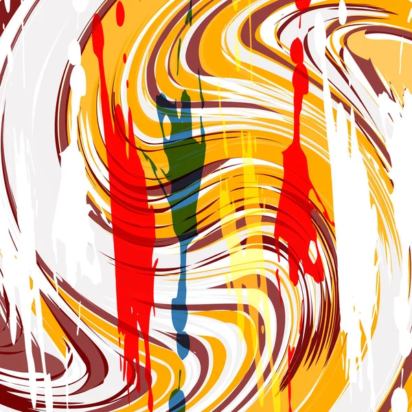 Patrón de color brillante abstracto en estilo de graffiti para su diseño . — Vector de stock