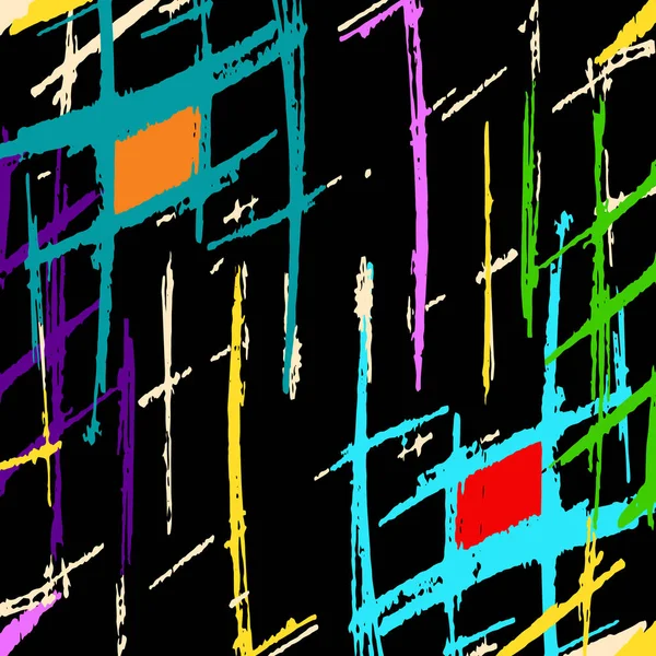 Graffiti gekleurde patroon kwaliteit illustratie voor uw ontwerp — Stockvector