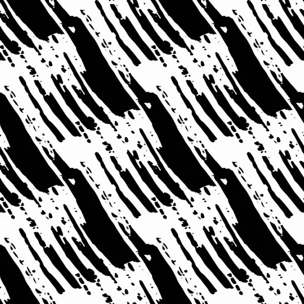 Ilustración cualitativa de patrón abstracto blanco y negro para su diseño — Archivo Imágenes Vectoriales