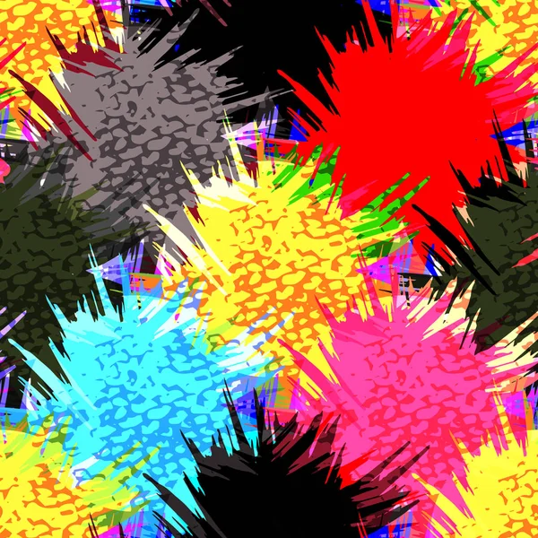 Motif de couleur abstrait dans le style graffiti Illustration de qualité pour votre conception — Image vectorielle