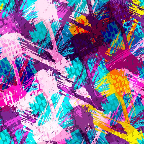 Patrón de color abstracto en estilo de graffiti Ilustración de calidad para su diseño — Vector de stock