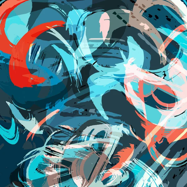 Графіті Абстрактний красивий барвистий фон гранжева текстура ілюстрація — стоковий вектор