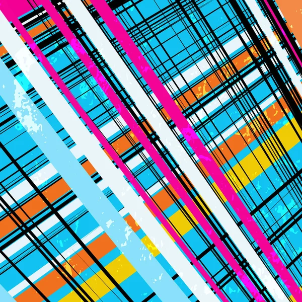 Abstrakte geometrische farbigen Hintergrund im Stil von Graffiti. qualitative Illustration für Ihr Design — Stockvektor