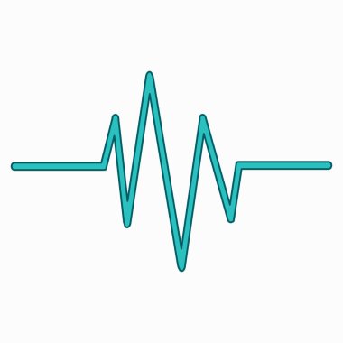 Tıbbi bir ikon. Web tasarımınız için yassı izole illüstrasyon.