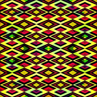 Parlak soyut geometrik seamless modeli grafiti tarzı. Kalite vektör çizim tasarımınız için