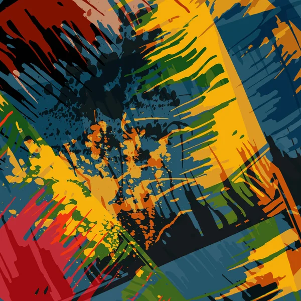 Abstraktní barvy vzor graffiti styl kvalita obrázku pro návrh — Stockový vektor