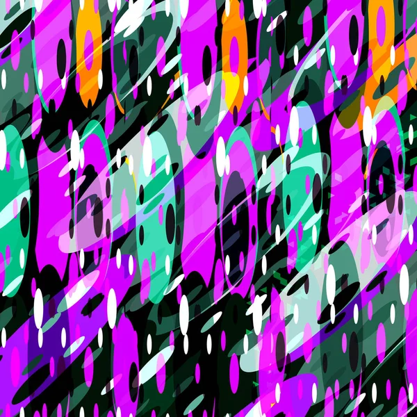 Abstrato padrão de cores em estilo graffiti ilustração de qualidade para o seu design — Vetor de Stock