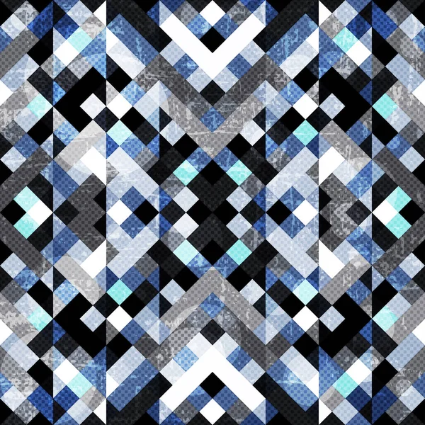 Pixels abstrato geométrico fundo ilustração — Fotografia de Stock
