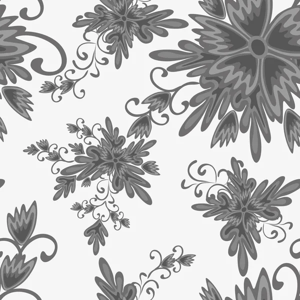 Красочные абстрактные цветы на белом фоне — стоковый вектор