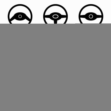 siyah direksiyon simgelerin bir koleksiyon