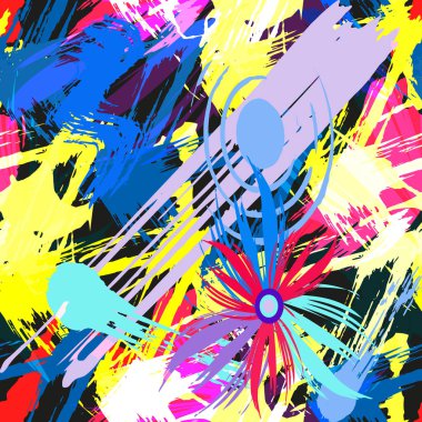 güzel geometrik arka plan seamless modeli grafiti