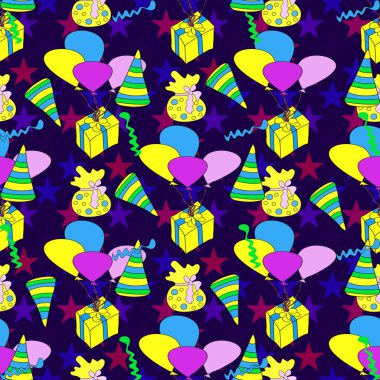 Grafiti soyut seamless modeli grunge etkisi vektör çizim