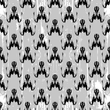 Grafiti soyut seamless modeli grunge etkisi vektör çizim