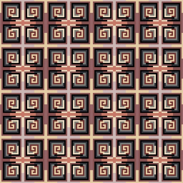 Kleine Pixel farbigen geometrischen Hintergrund nahtlose Musterillustration — Stockfoto