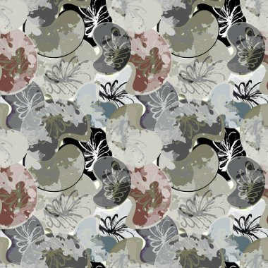 renk soyut etnik desen graffiti stilinde kusursuz desen kent modern stil elementleri tasarımınız için parlak kalite illüstrasyon