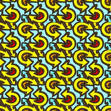 renk soyut etnik desen graffiti stilinde kusursuz desen kent modern stil elementleri tasarımınız için parlak kalite illüstrasyon