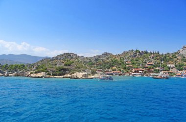 Kekova Adası, Antalya Turkey. Akdeniz.                               