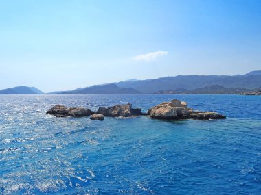 Kekova Adası, Antalya Turkey. Akdeniz.                                                              