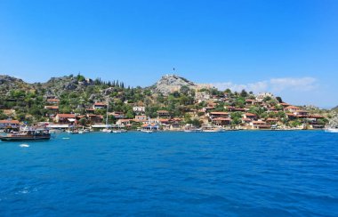 Kekova Adası, Antalya Turkey. Akdeniz.                               